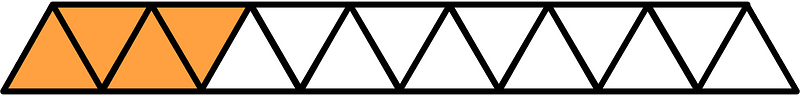 Orange Triangles Fraction 4:15