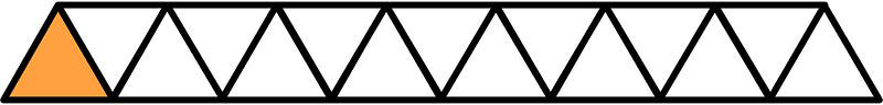 Orange Triangles Fraction 1:15