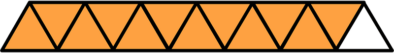 Orange Triangles Fraction 12:13
