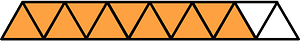 Orange Triangles Fraction 11:13