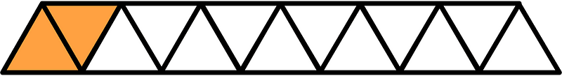Orange Triangles Fraction 2:13