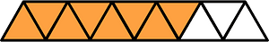Orange Triangles Fraction 8:11