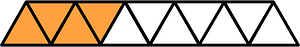 Orange Triangles Fraction 4:11
