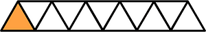 Orange Triangles Fraction 1:11