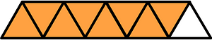 Orange Triangles Fraction 8:9