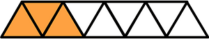 Orange Triangles Fraction 3:9