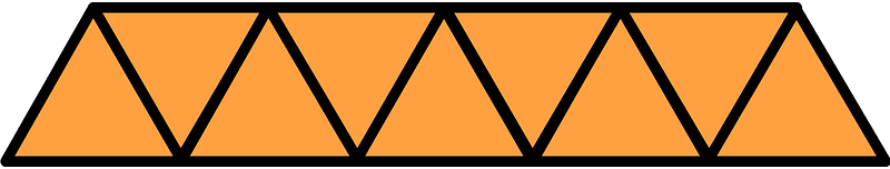 Orange Triangles Fraction 9:9