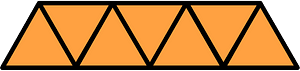 Orange Triangles Fraction 7:7