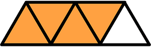Orange Triangles Fraction 4:5