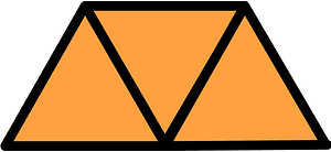 Orange Triangles Fraction 3:3