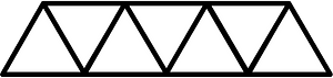 Blank Triangles Fraction 0:7