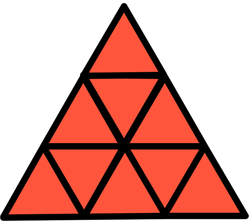 Vermilion Triangle Fraction 9:9