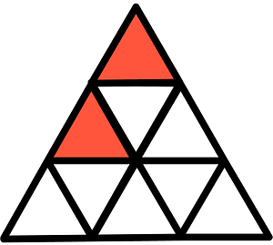 Vermilion Triangle Fraction 2:9