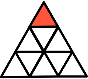 Vermilion Triangle Fraction 1:9