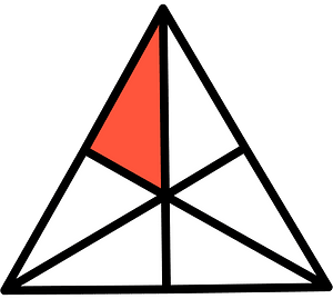 Vermilion Triangle Fraction 1:6