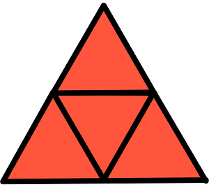 Vermilion Triangle Fraction 4:4