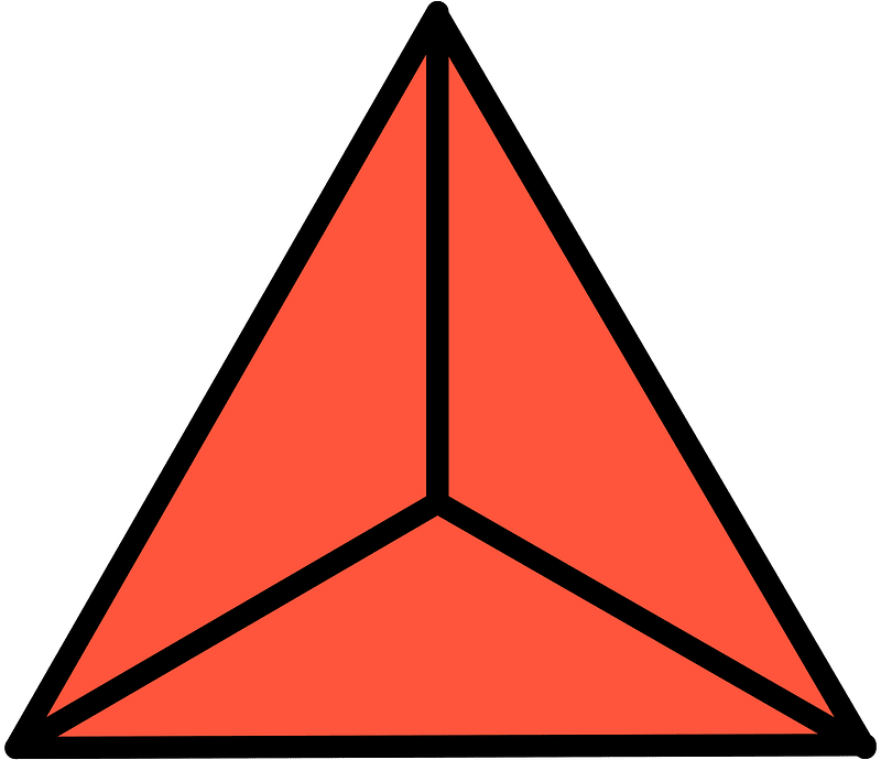 Vermilion Triangle Fraction 3:3