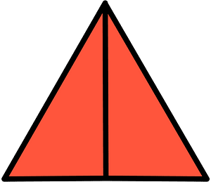 Vermilion Triangle Fraction 2:2