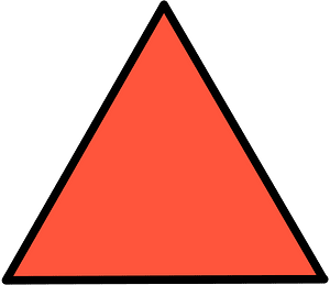 Vermilion Triangle Fraction 1:1