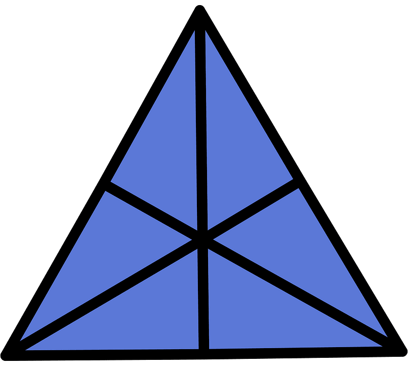 Ultramarine Triangle Fraction 6:6
