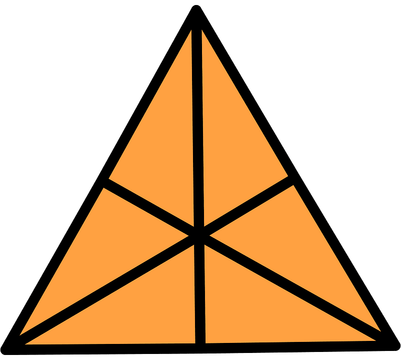 Orange Triangle Fraction 6:6