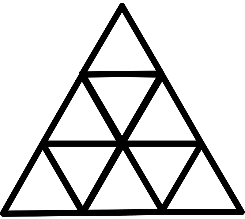  Blank Triangle Fraction 0:9