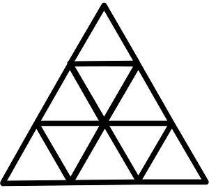  Blank Triangle Fraction 0:9