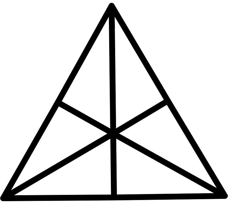  Blank Triangle Fraction 0:6