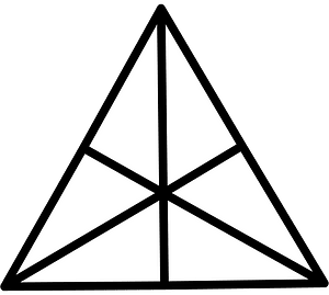  Blank Triangle Fraction 0:6