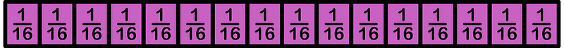 Magenta Strips Fractions (1:16)-16