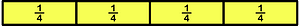 Yellow Strips Fractions (1:4)-4