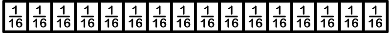 Strips Fractions (1:16)-16