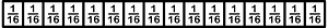 Strips Fractions (1:16)-16