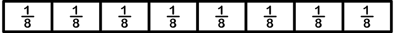 Strips Fractions (1:8)-8