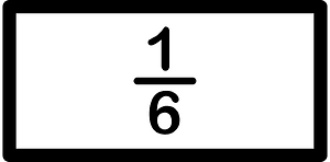 Strips Fractions 1:6