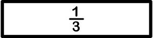 Strips Fractions 1:3