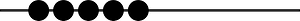 Black Rekenrek Counting 5