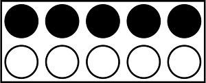 Black Rekenrek Counting 5:10