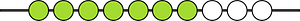 Lime Rekenrek Counting 7:3