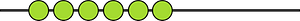Lime Rekenrek Counting 6