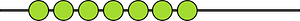 Lime Rekenrek Counting 7