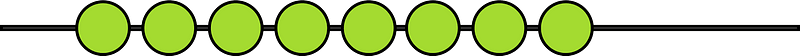 Lime Rekenrek Counting 8
