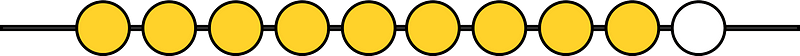 Yellow-Amber Rekenrek Counting 9:1