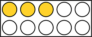 Yellow-Amber Rekenrek Counting 3:10