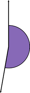 190 Degree angle (Violet)