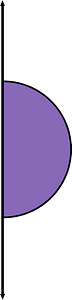 180 Degree angle (Violet)