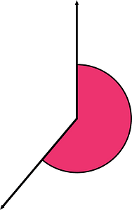220 Degree angle (Pink)