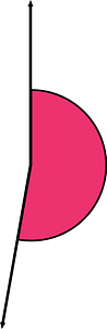 190 Degree angle (Pink)