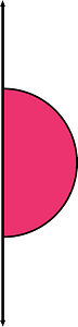 180 Degree angle (Pink)