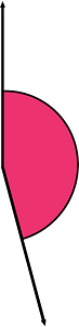 165 Degree angle (Pink)